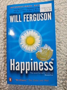 Will Ferguson Happiness Paperback 2002 Penguin Fiction Novel Generica Humor